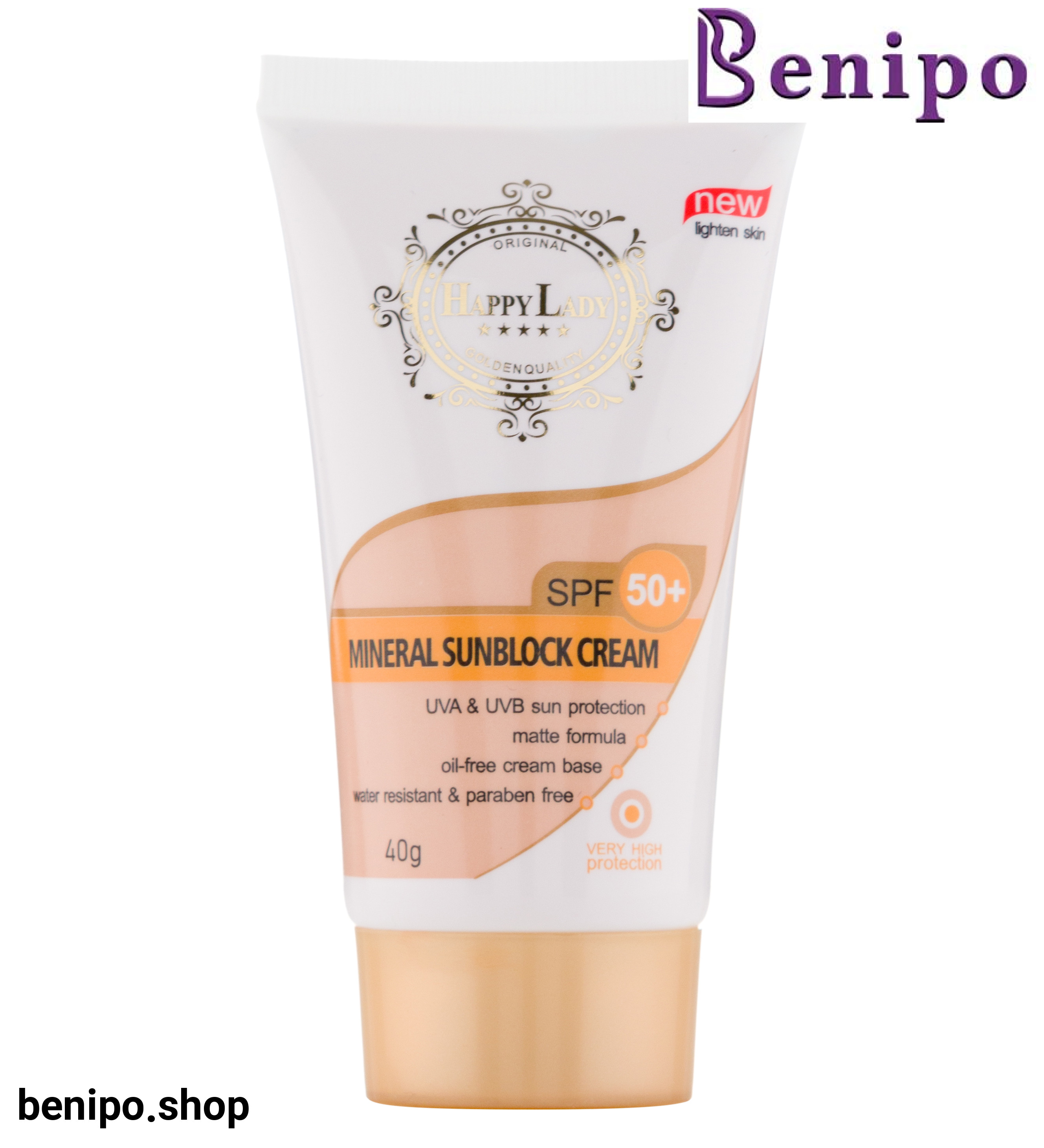 کرم ضد آفتاب حاوی مواد معدنی SPF50 حجم 40میل