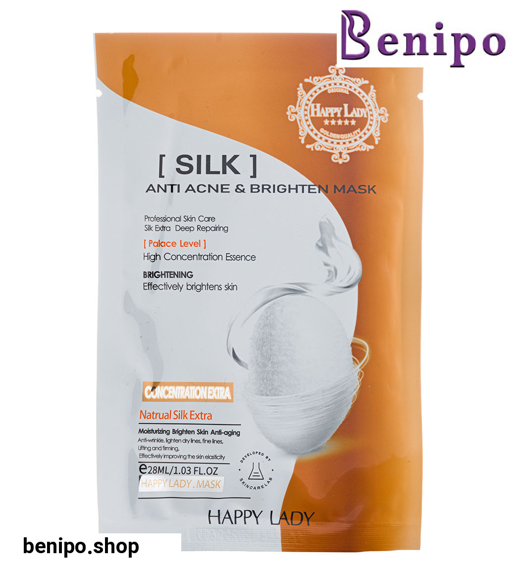 ماسک ورقه ای  صورت ابریشم 28 میل