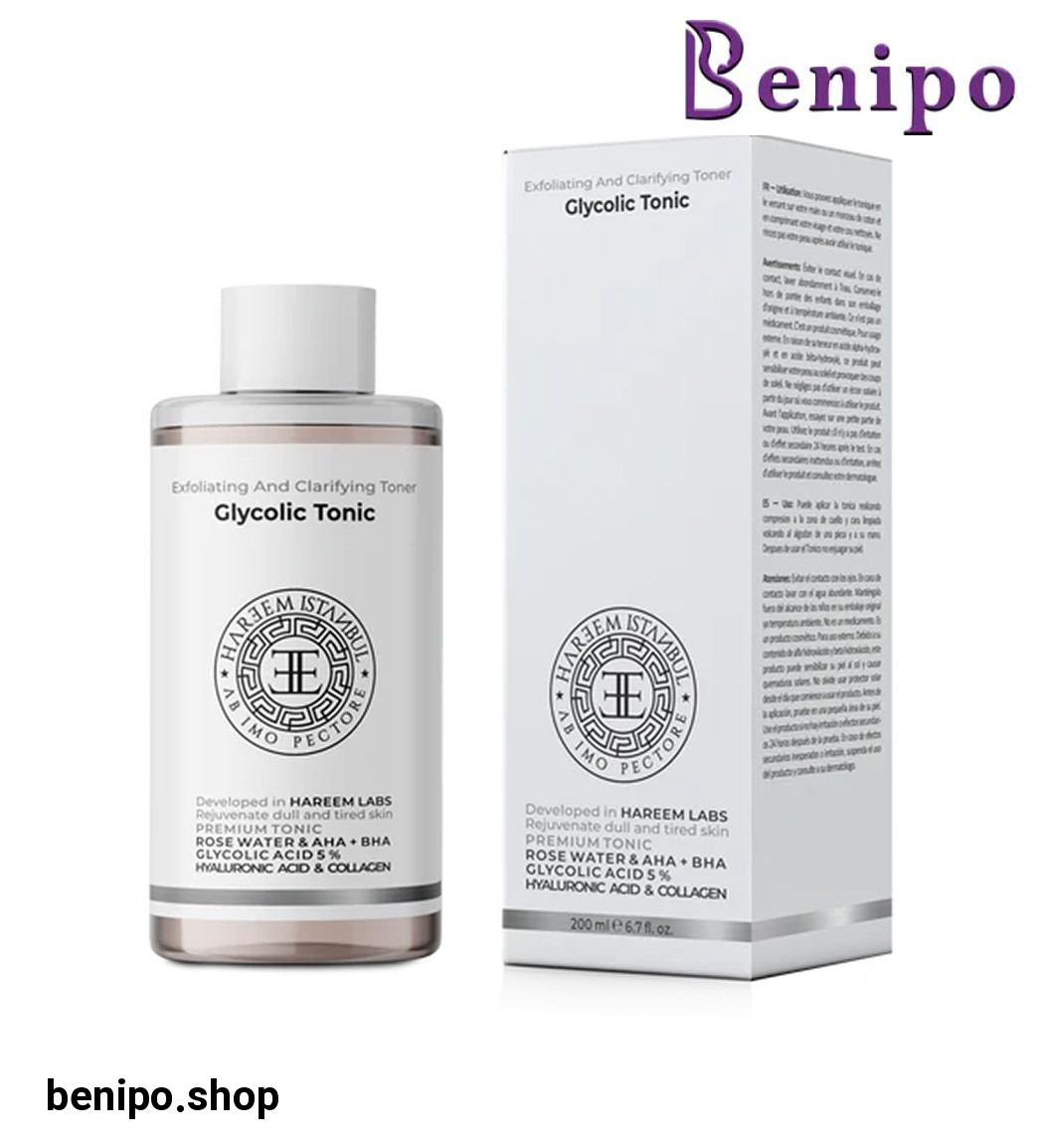 تونر شفاف کننده و لایه بردار حجم 200 میل