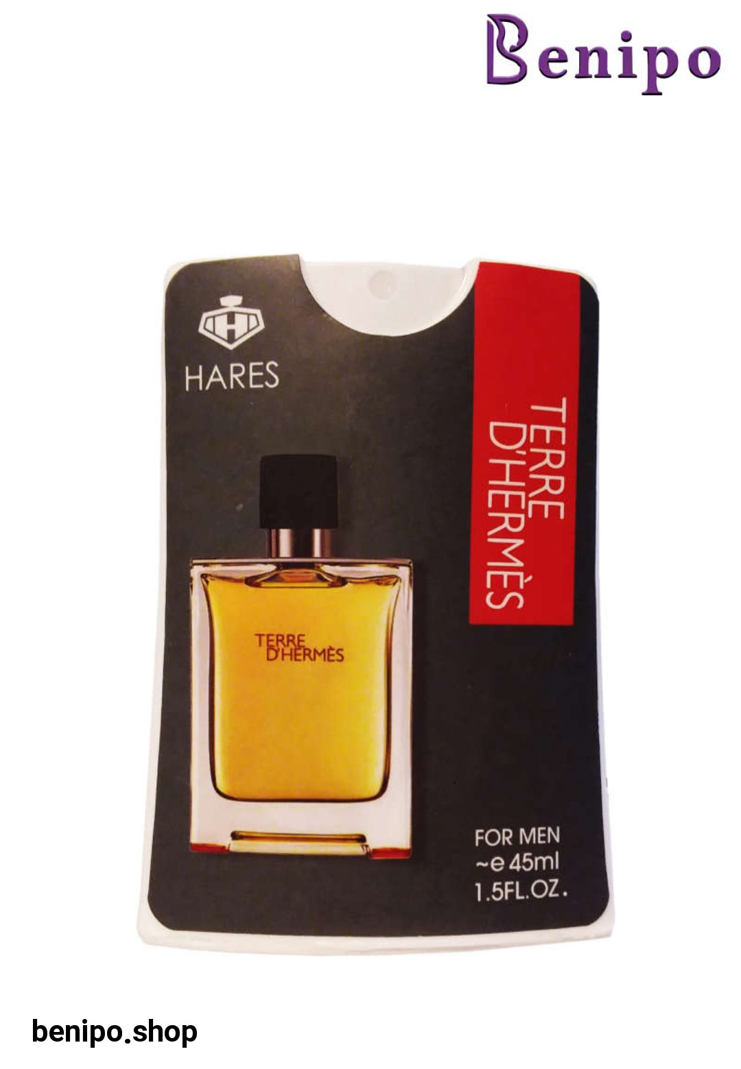 عطر جیبی مردانه تق هرمس حجم 45 میل