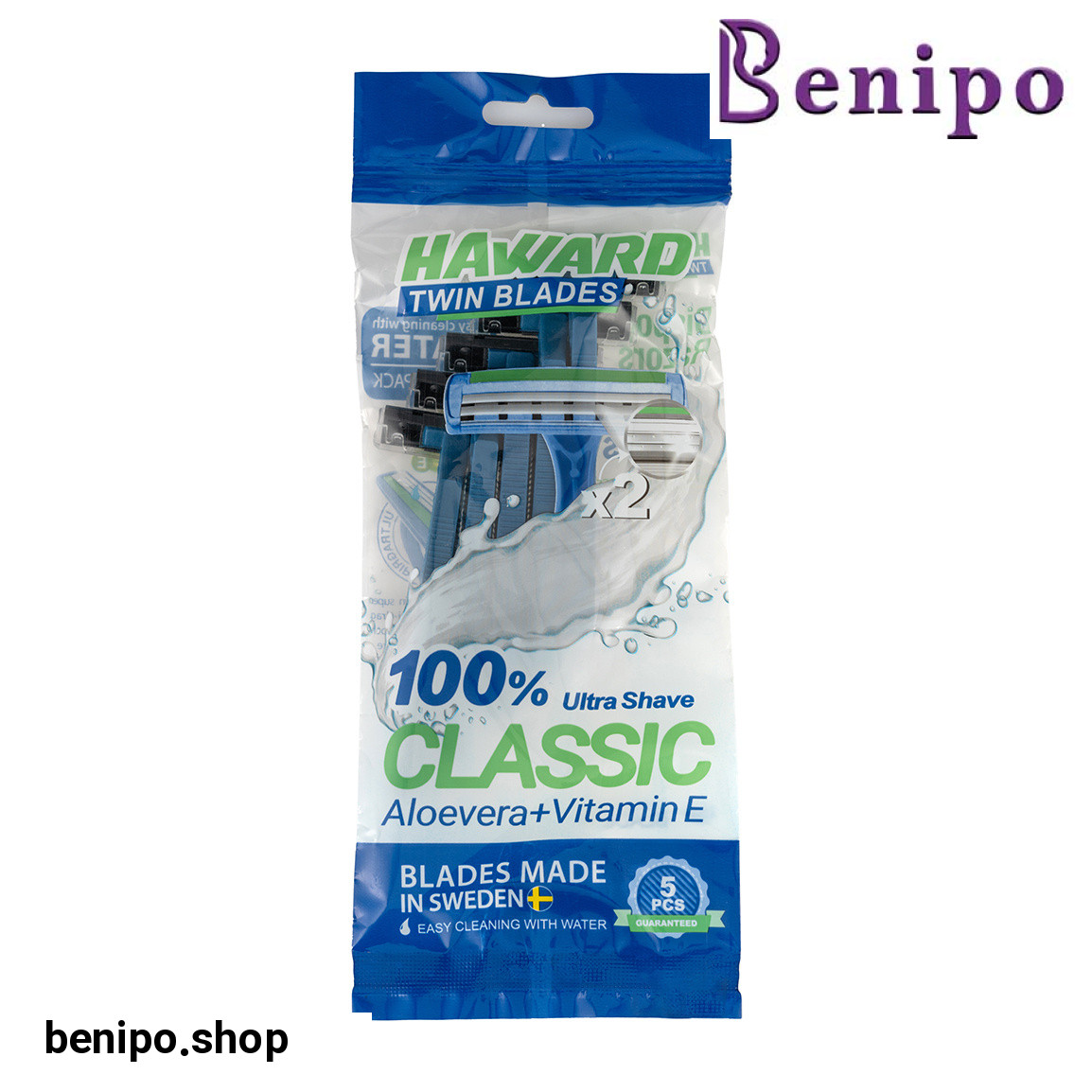 تیغ اصلاح دو لبه مدل Classic وزن 100 گرم