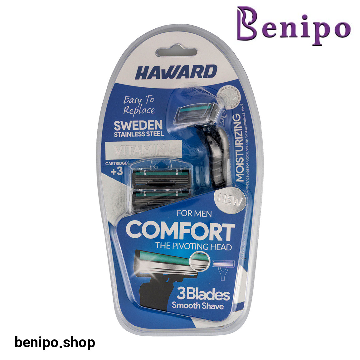 تیغ اصلاح سه لبه مردانه مدل Comfort وزن 100 گرم