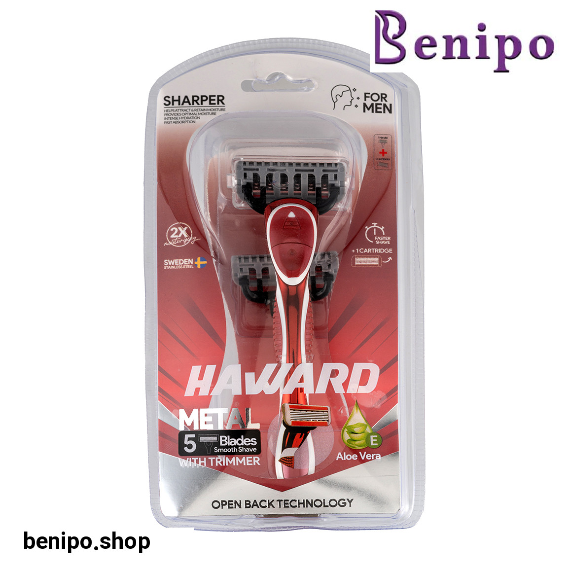 تیغ اصلاح پنج لبه مردانه مدل Metal وزن 100 گرم