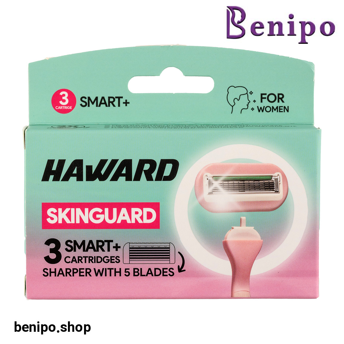 تیغ اصلاح پنج لبه زنانه مدل Smart Plus وزن 100 گرم