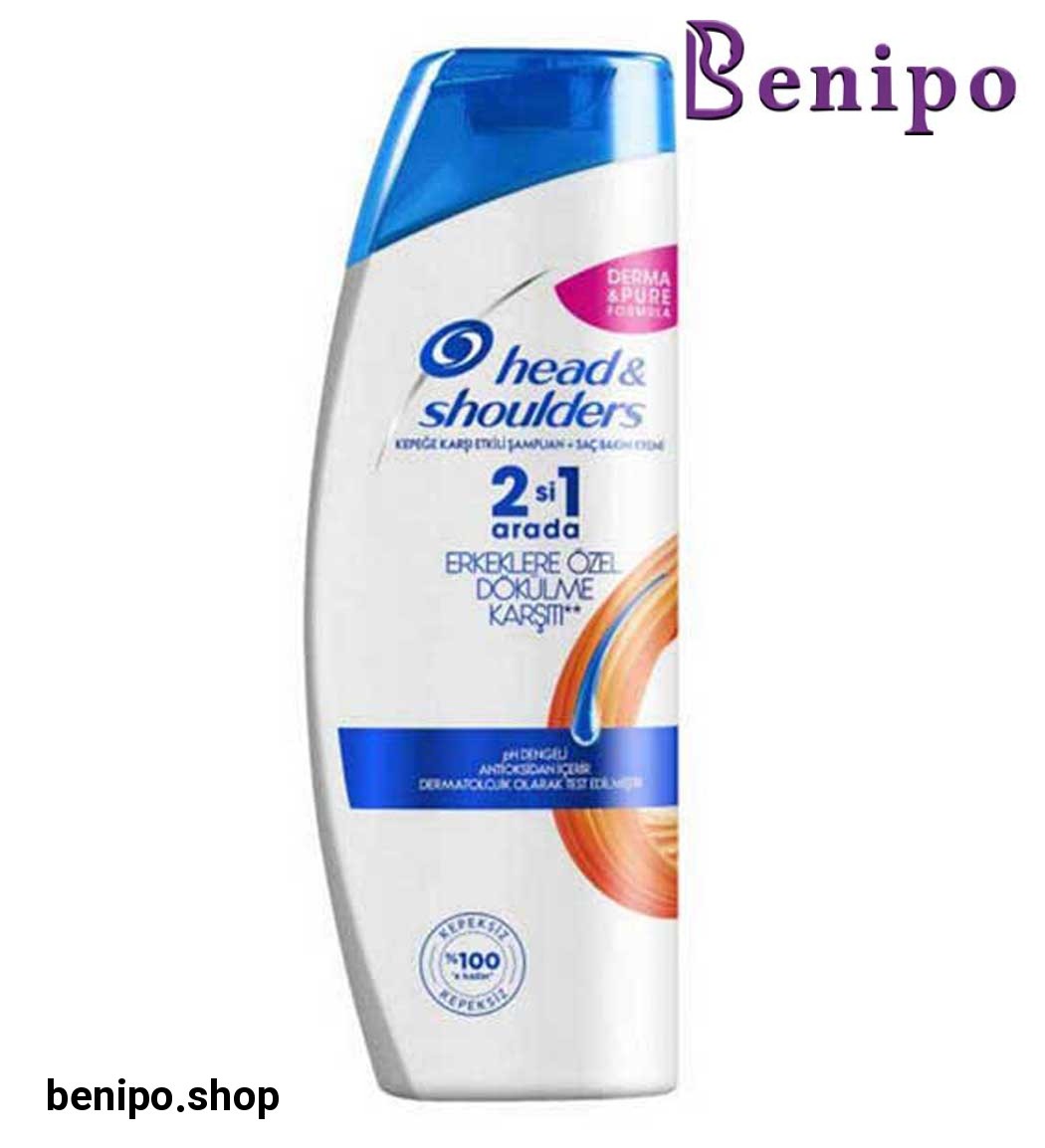 شامپوضد ریزش و ضد شوره 2 در 1 مدل  Dokulme karsm حجم 400 میل