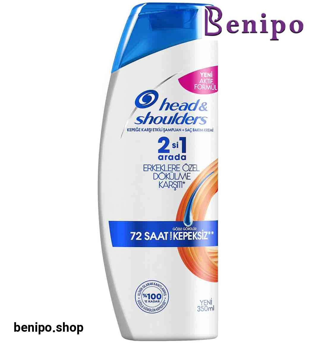 شامپوضد ریزش و ضد شوره 2 در 1 مدل Dokulme karsm حجم 350 میل