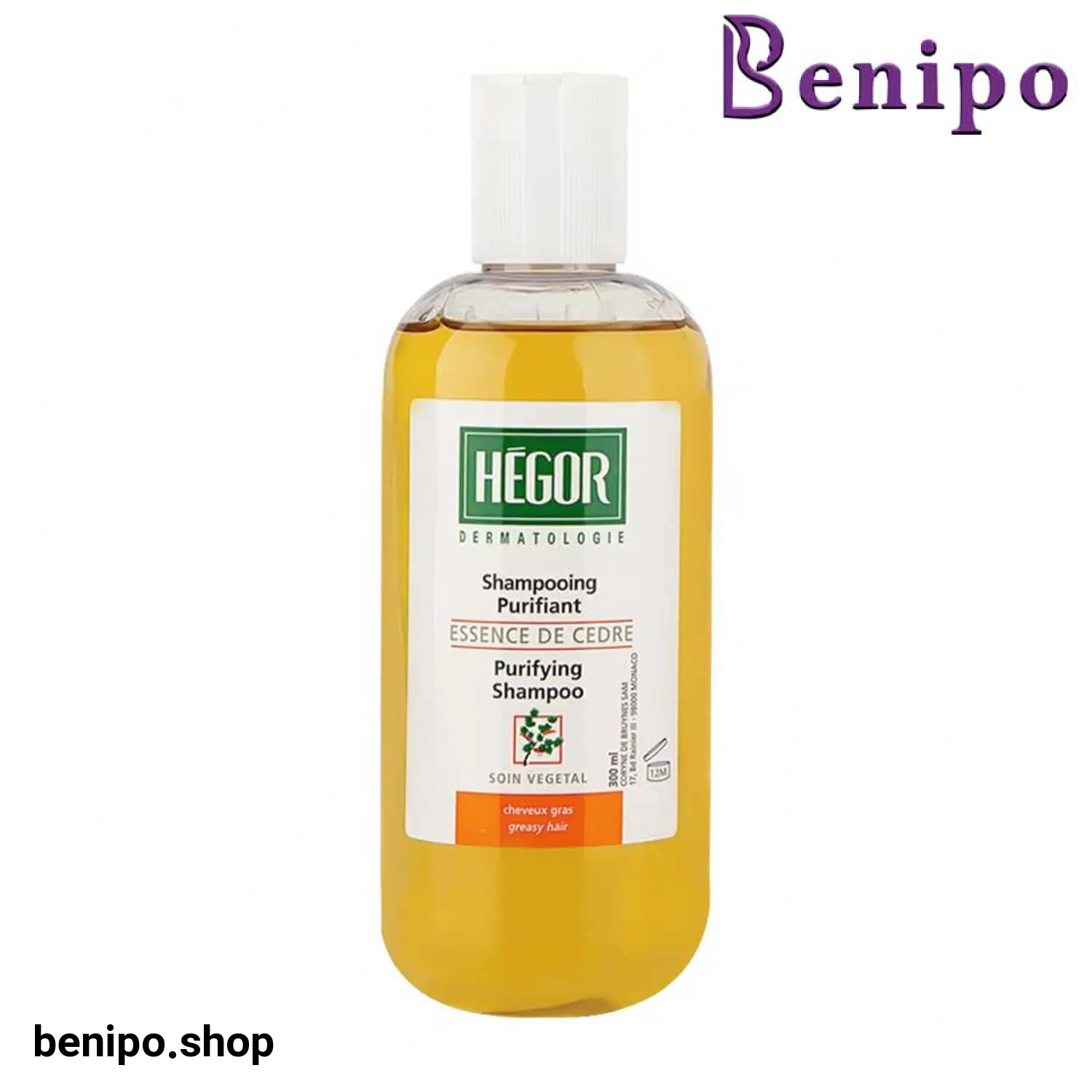 شامپو سدر کنترل کننده چربی مو هگور