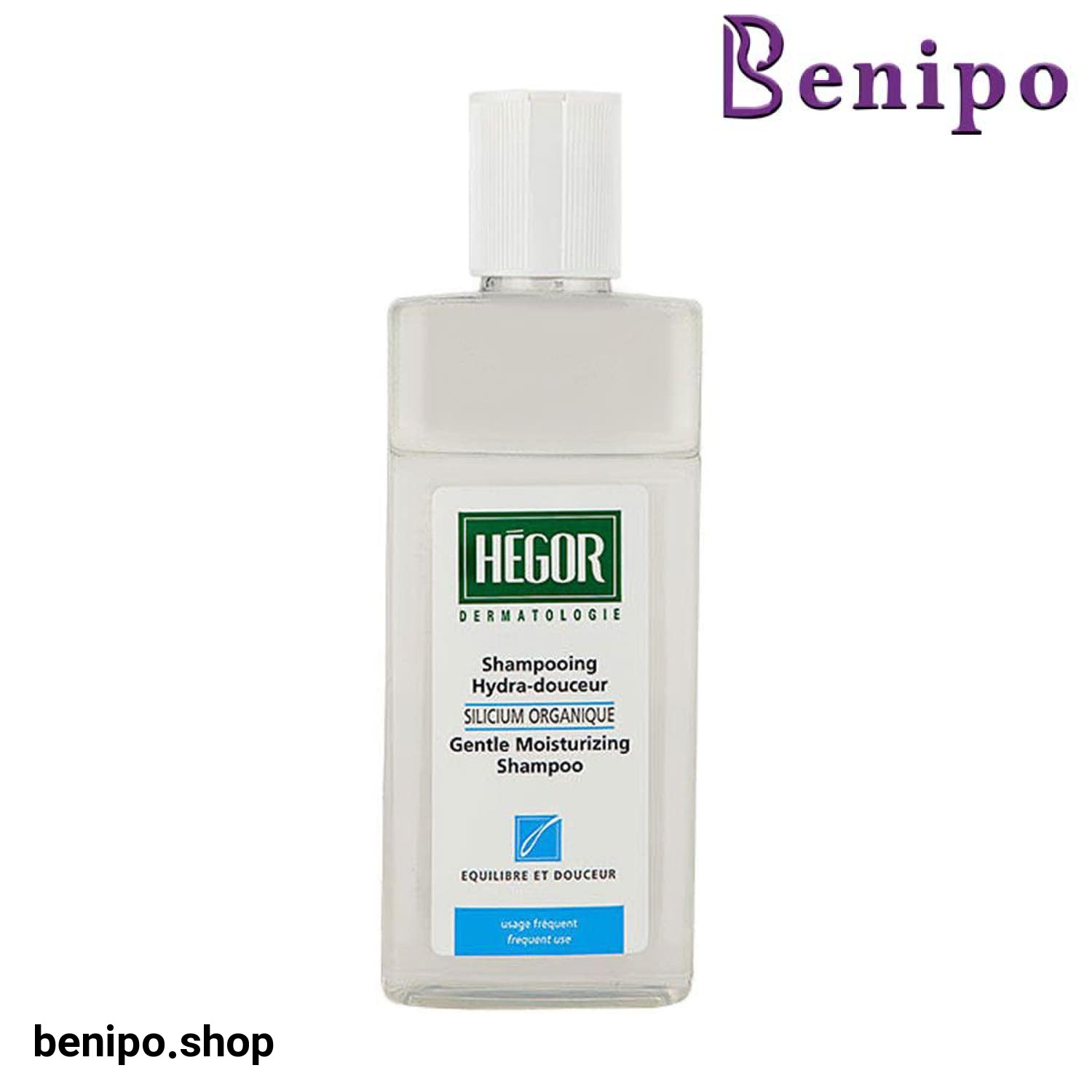 شامپو روزانه رطوبت رسان ارگانیک سیلیسیوم هگور