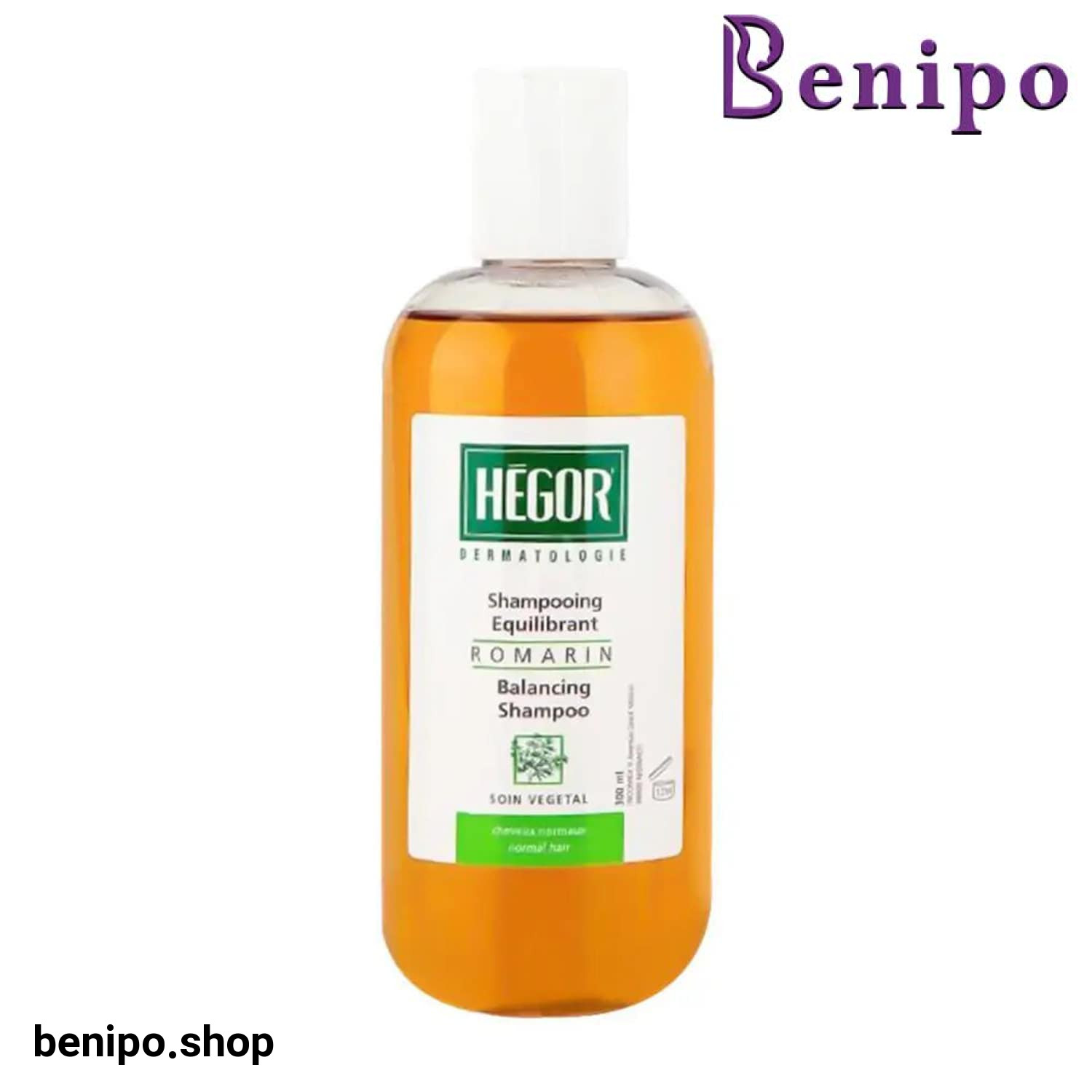 شامپو رزماری متعادل کننده مناسب موی نرمال هگور