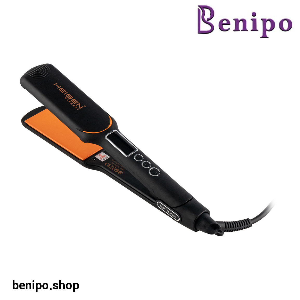 اتو مو حرفه ای کراتینه 3 حالته مدل H7701