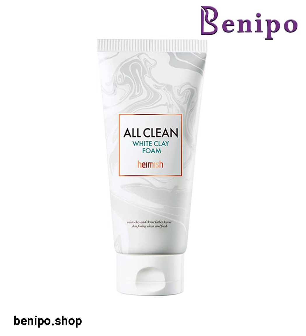 فوم شستشوی صورت خاک رس سفید آمازون حجم 150 گرم