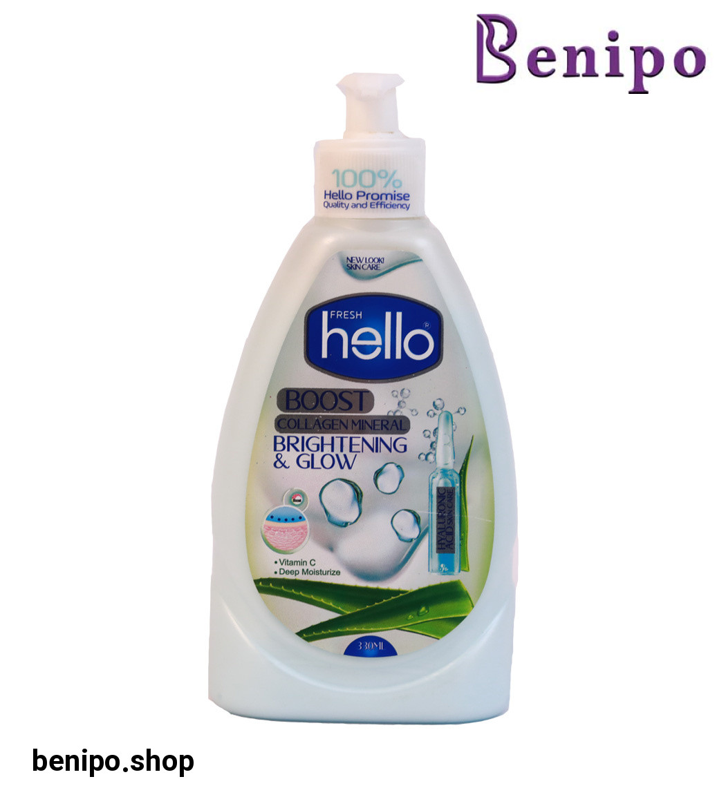 کرم آبرسان پوست مرطوبت کننده حاوي آلوورا و هيالورونيک اسيد 330 ميل