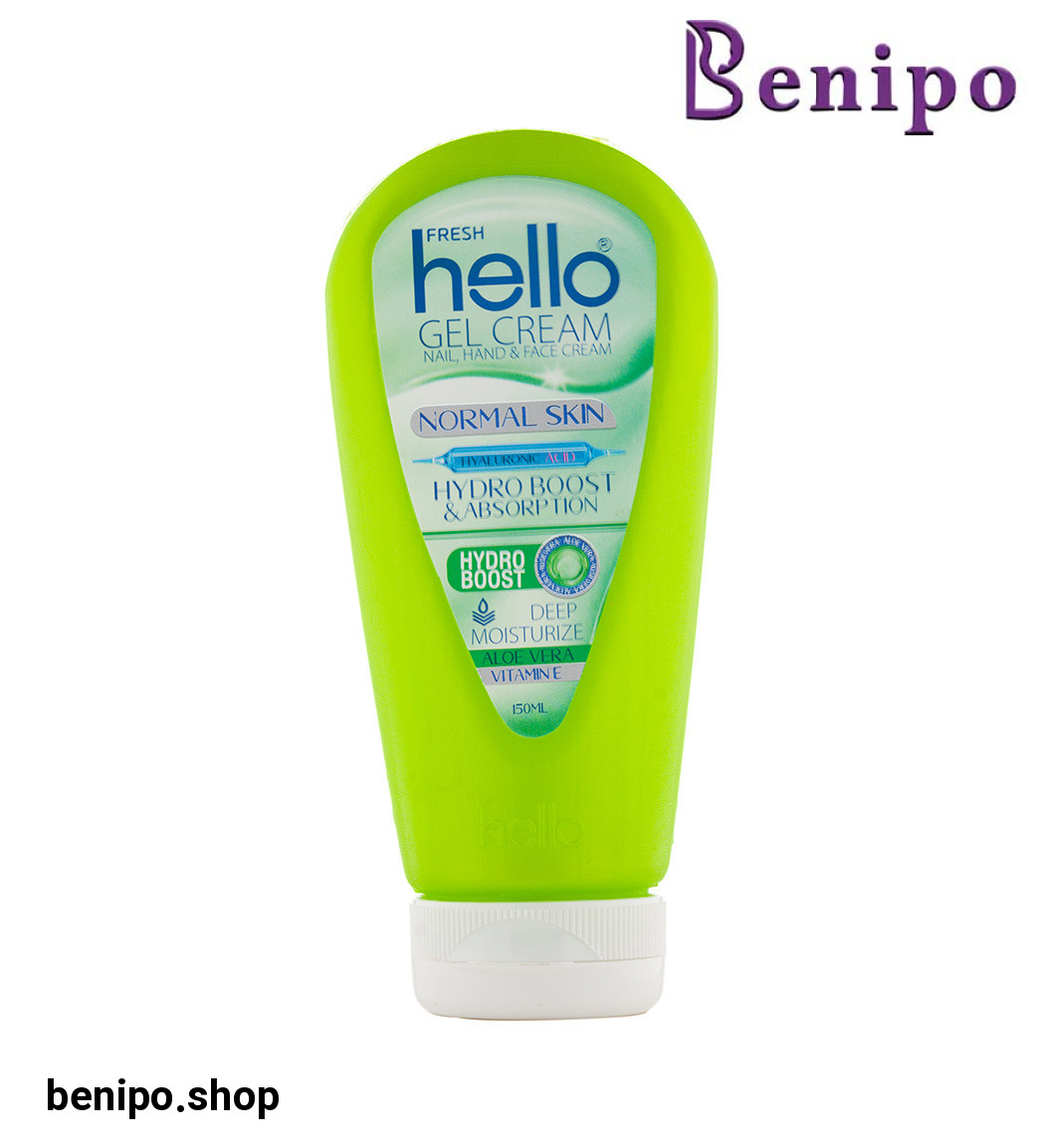 کرم ژل آبرسان ویتامین E حاوی هیالورونیک اسید حجم 150 میل