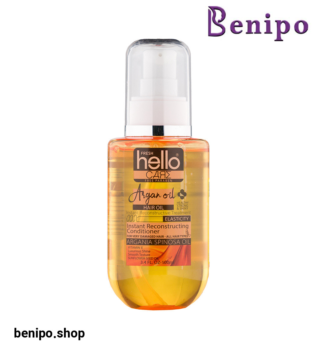 روغن مو آرگان حجم 100 میل