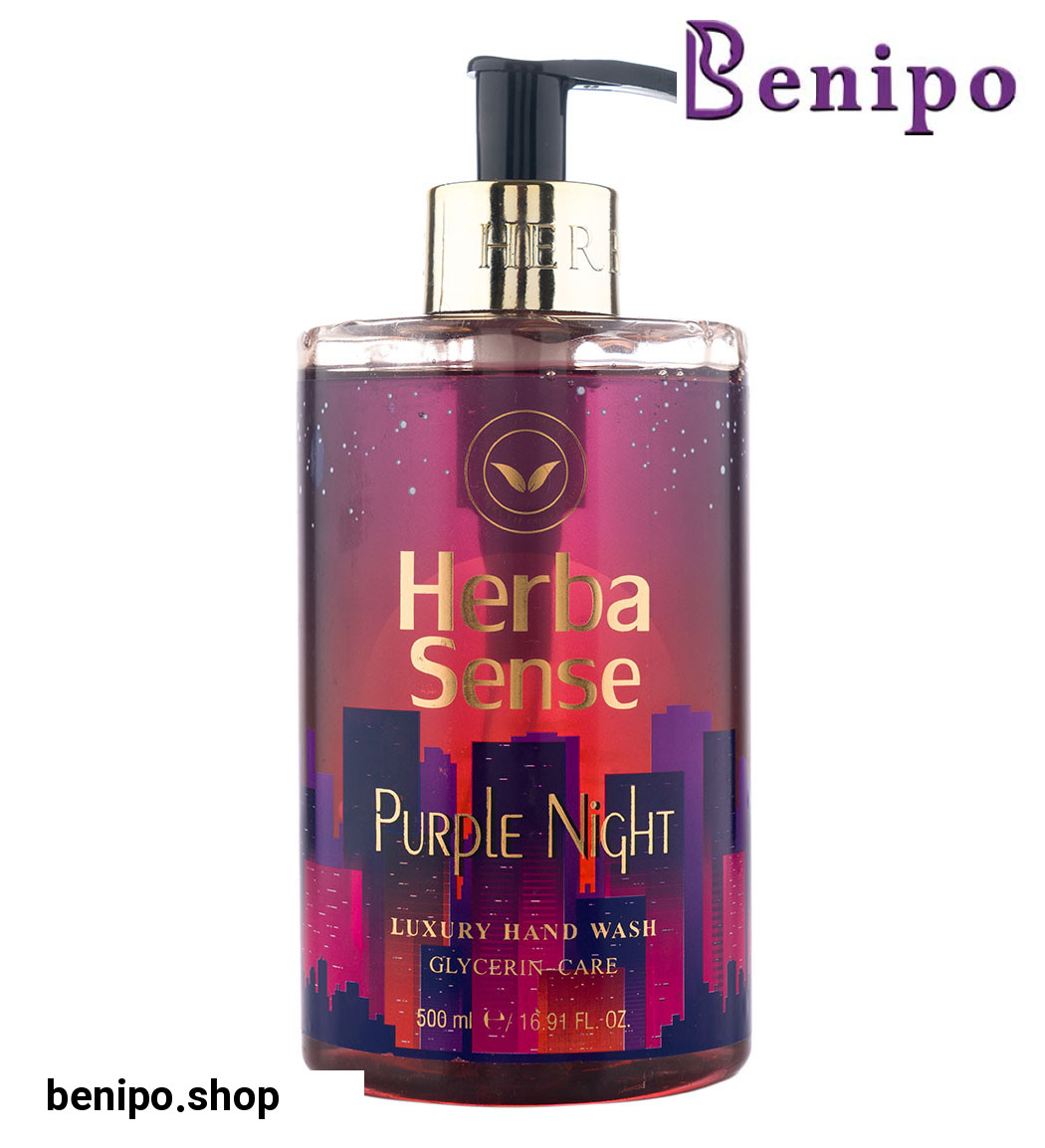مایع دستشویی آبرسان مرطوب کننده پوست مدل Purple Night حجم 500 میلی لیتر