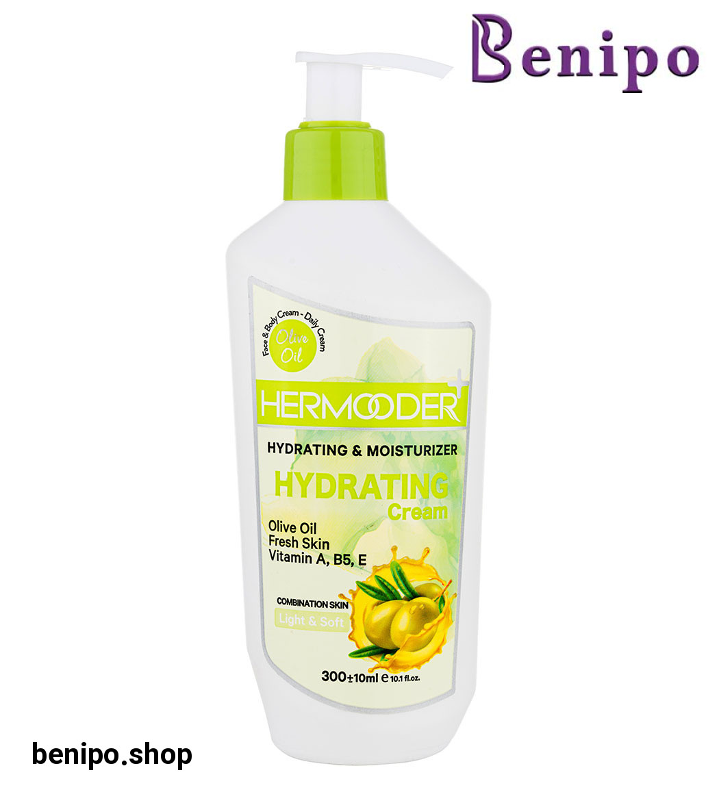 کرم آبرسان روغن زیتون مناسب پوست های مختلط 300میل