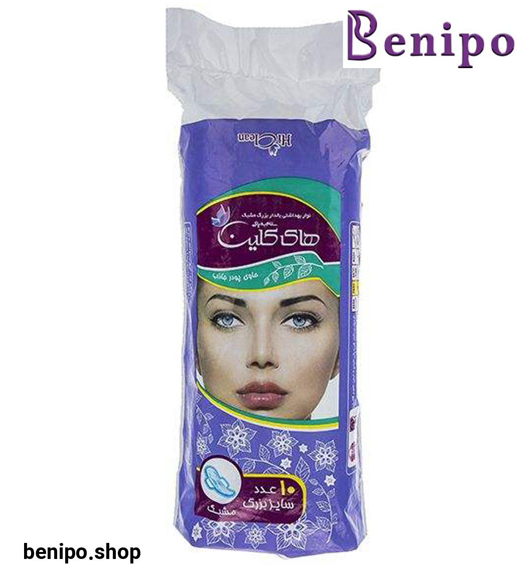 نوار بهداشتی بالدار مشبک بسته 10 عددی