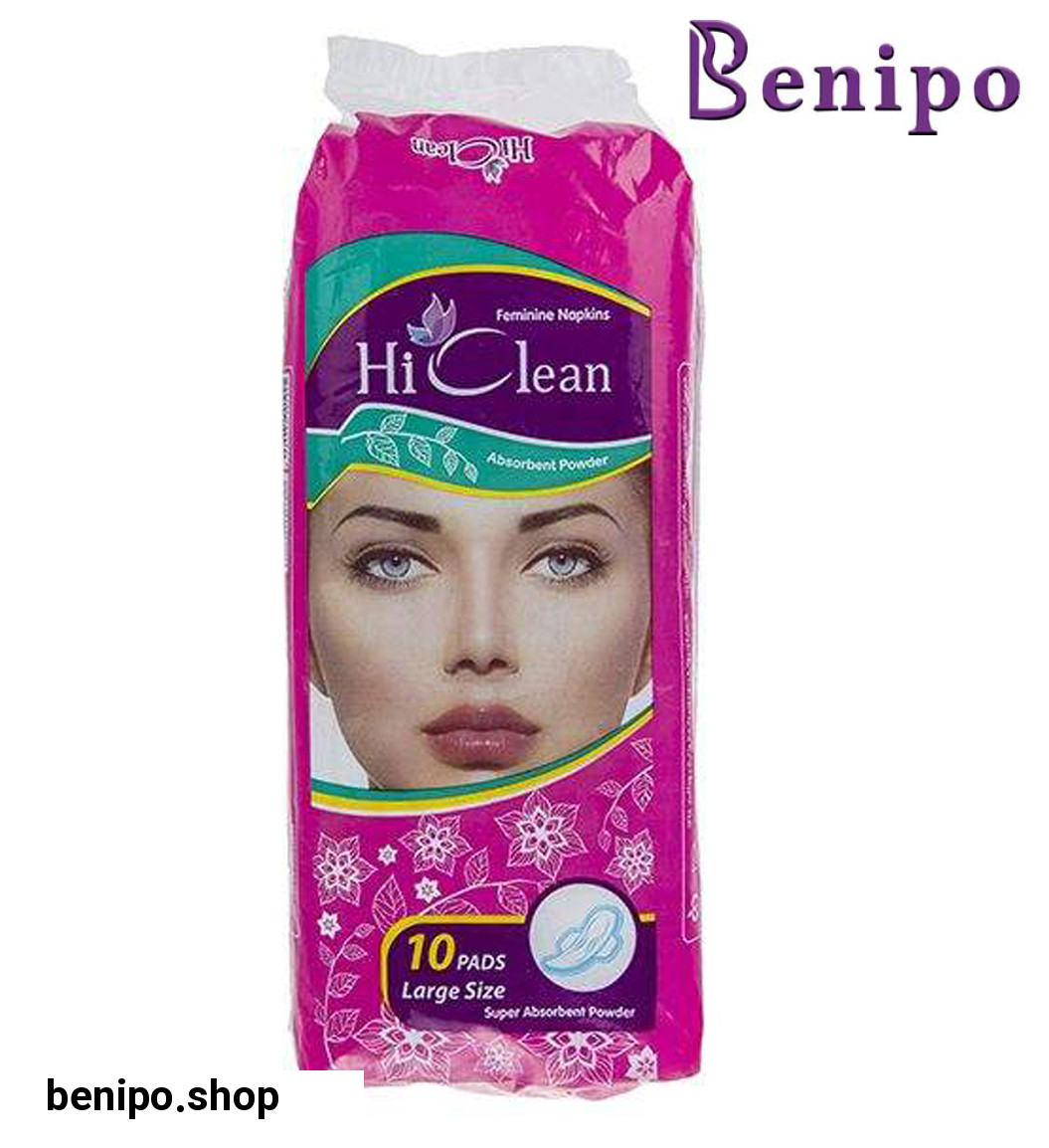 نوار بهداشتی بالدار بزرگ بسته 10 عددی