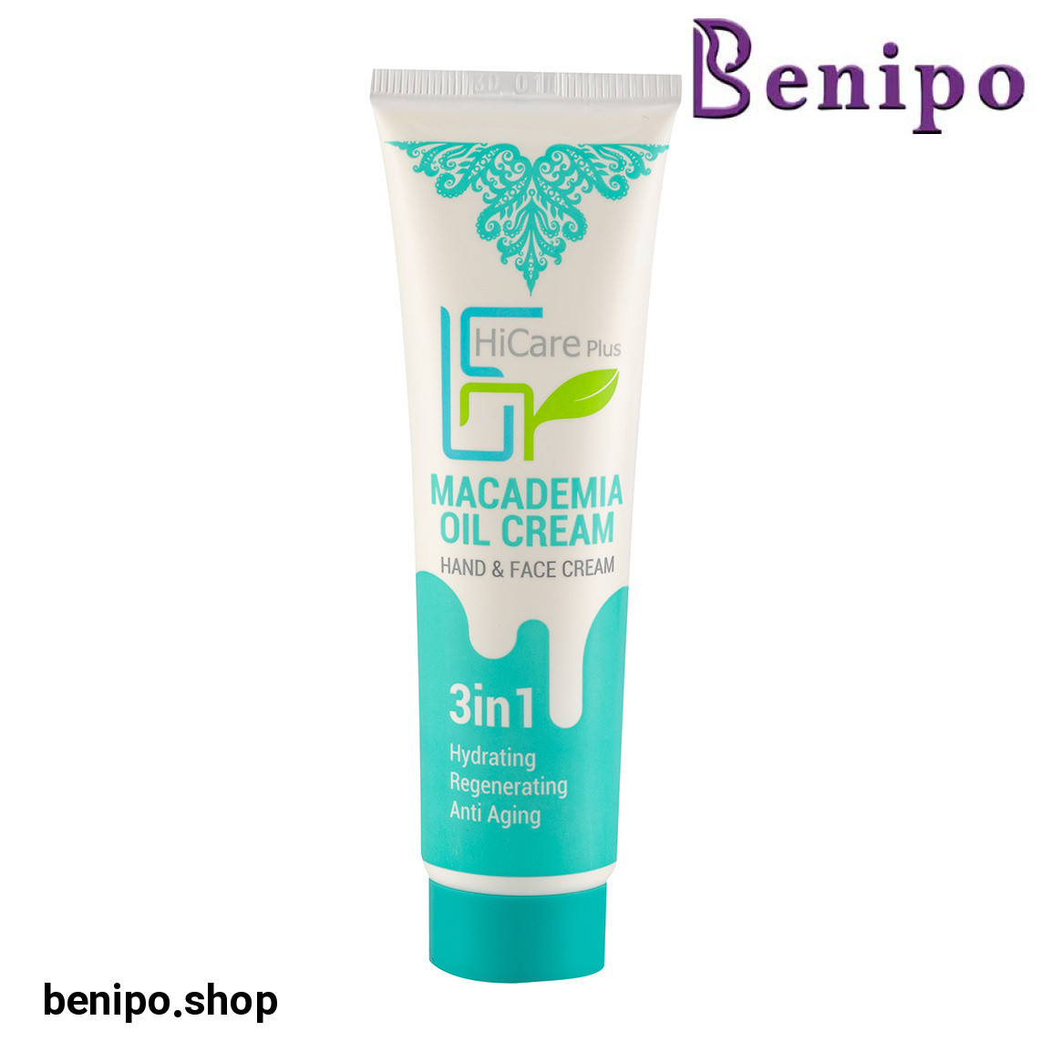 کرم آبرسان دست و صورت حاوی روغن ماکادمیا حجم 50 میلی لیتر