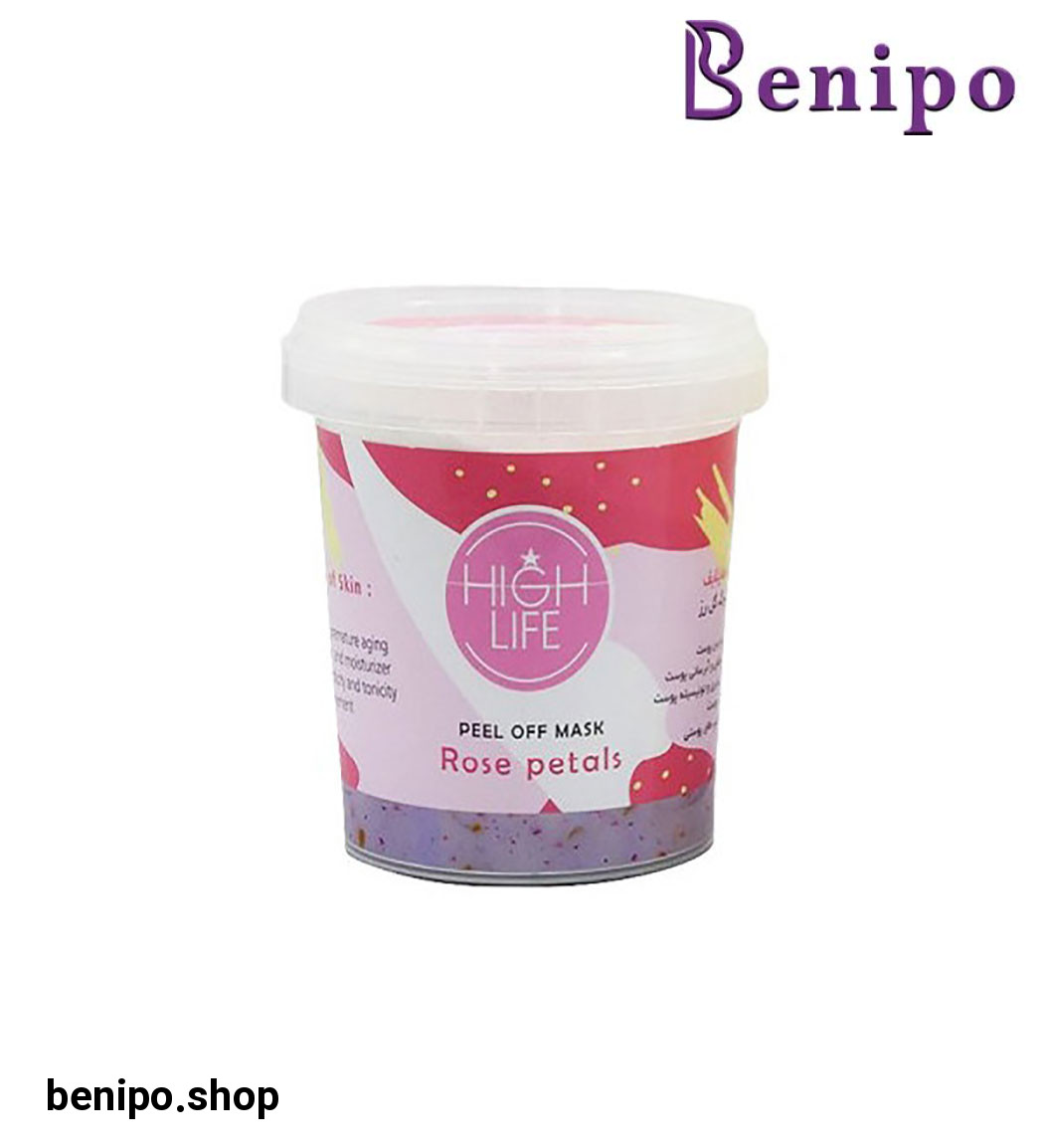 ماسک صورت گلبرگ گل رز هیدروژلی وزن 250 گرم