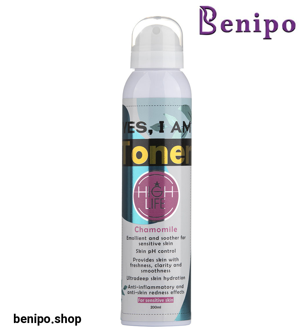 تونر حاوی گل بابونه مناسب برای پوست حساس 200میل