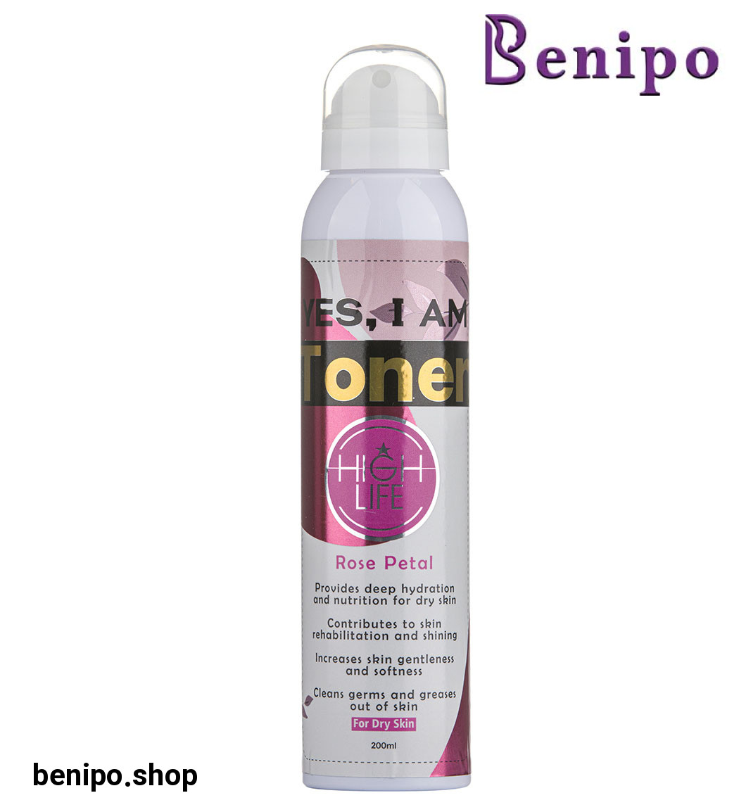 تونر حاوی گلبرگ گل رز مناسب برای پوست خشک 200میل