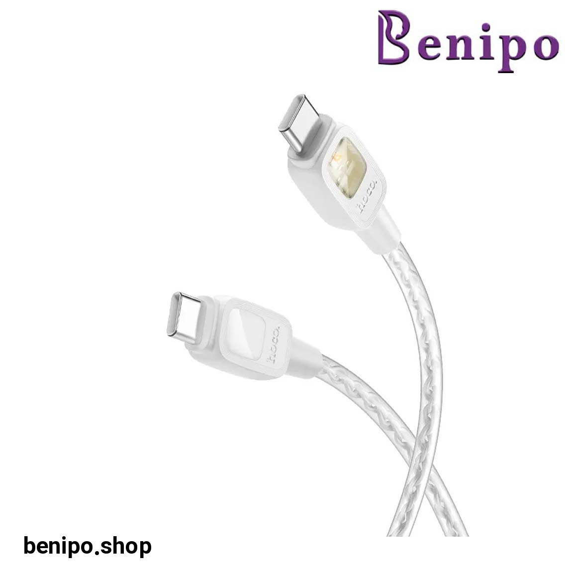 کابل شارژ 60 وات USB-C به USB-C مدل U124