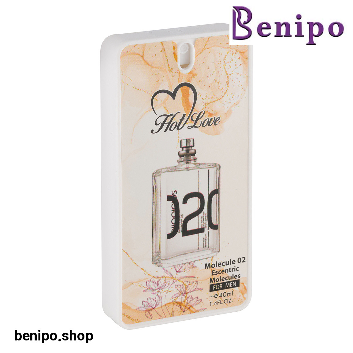 عطر جیبی مردانه مدل مولکول 02 حجم 40 میلی لیتر