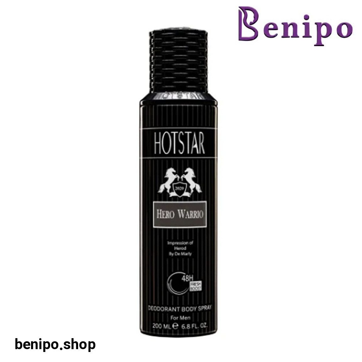 اسپری دئودورانت مردانه مدل Hero Warrio حجم 200 میلی لیتر