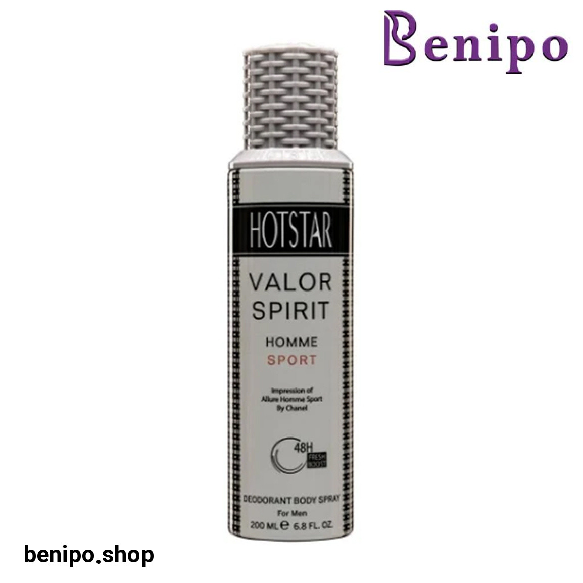 اسپری دئودورانت مردانه مدل Valor Spirit حجم 200 میلی لیتر