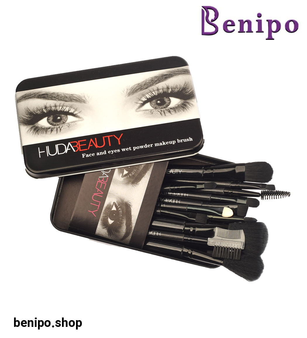 ست براش 12 عددی قوطی فلزی