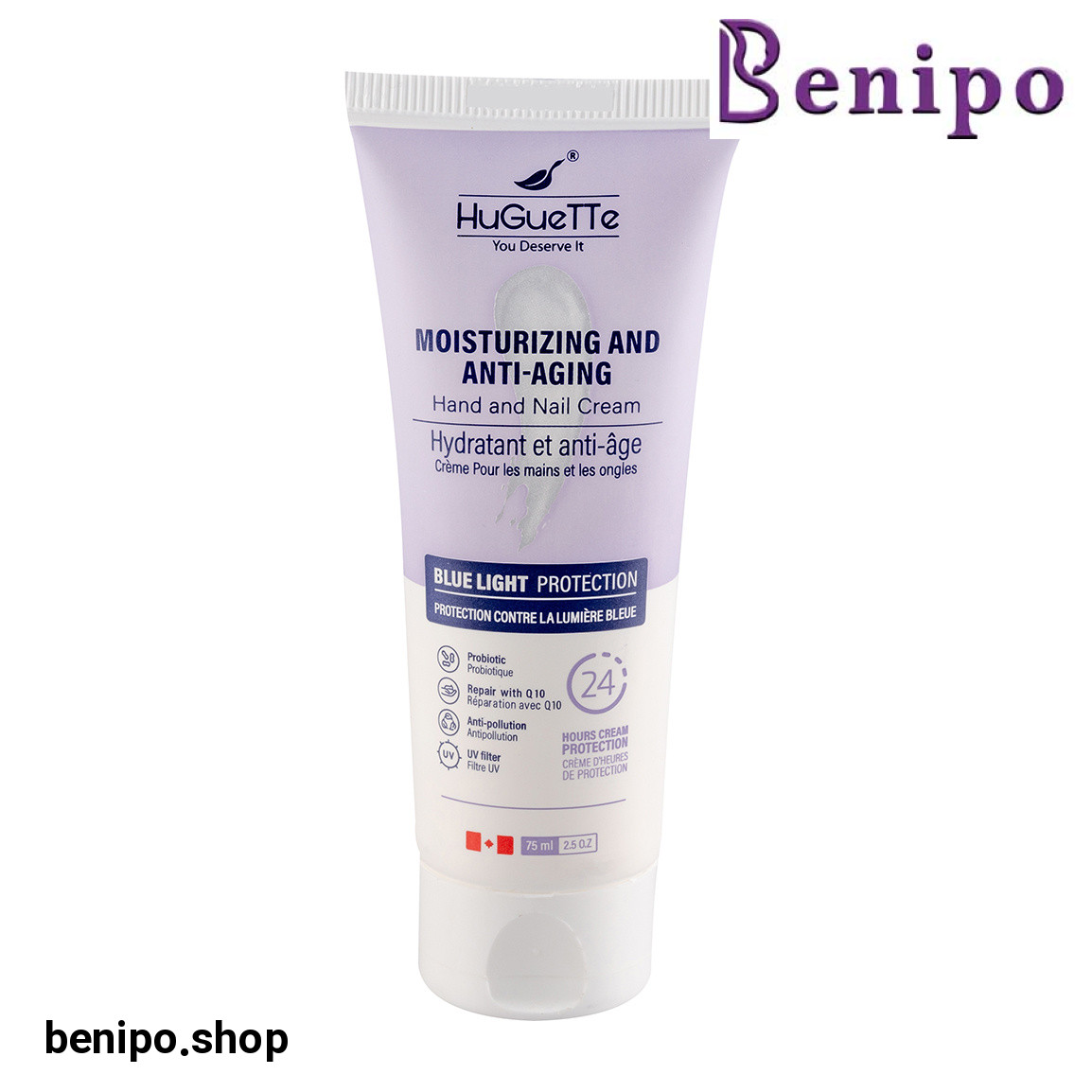 کرم مرطوب کننده دست و ناخن مدل ضد چروک حجم 75 میلی لیتر