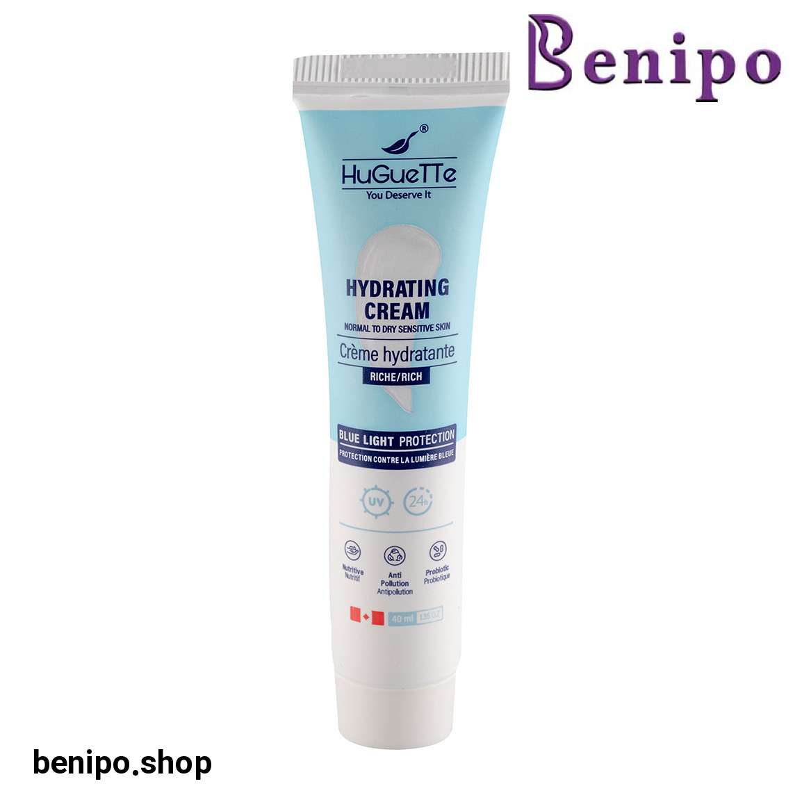 کرم آبرسان مناسب پوست خشک و حساس حجم 40 میلی لیتر