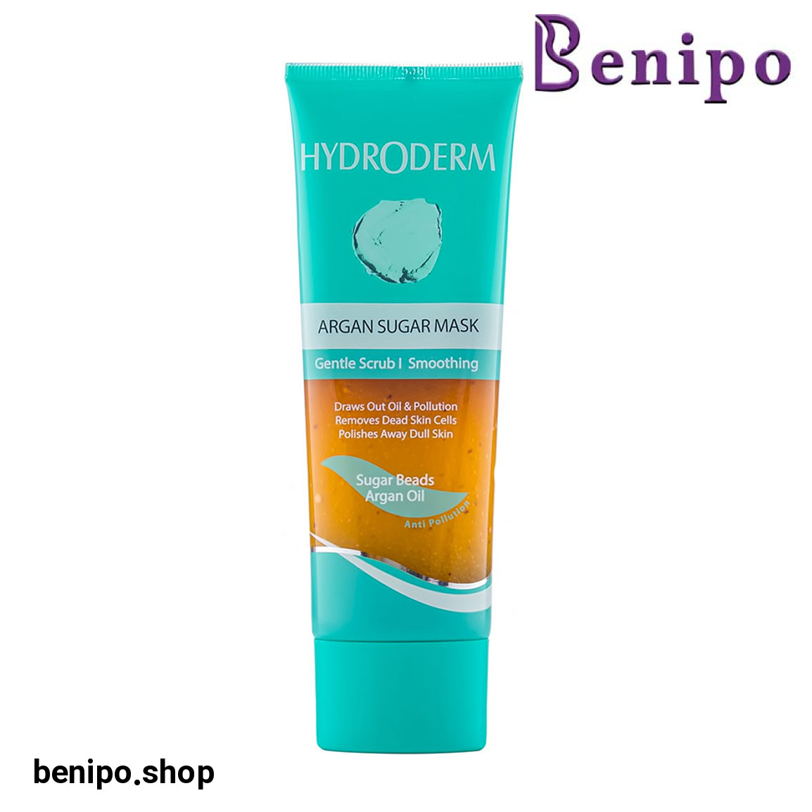 ماسک صورت شکری ساینده ملایم و نرم کننده پوست حاوی شکر و روغن آرگان 100میل