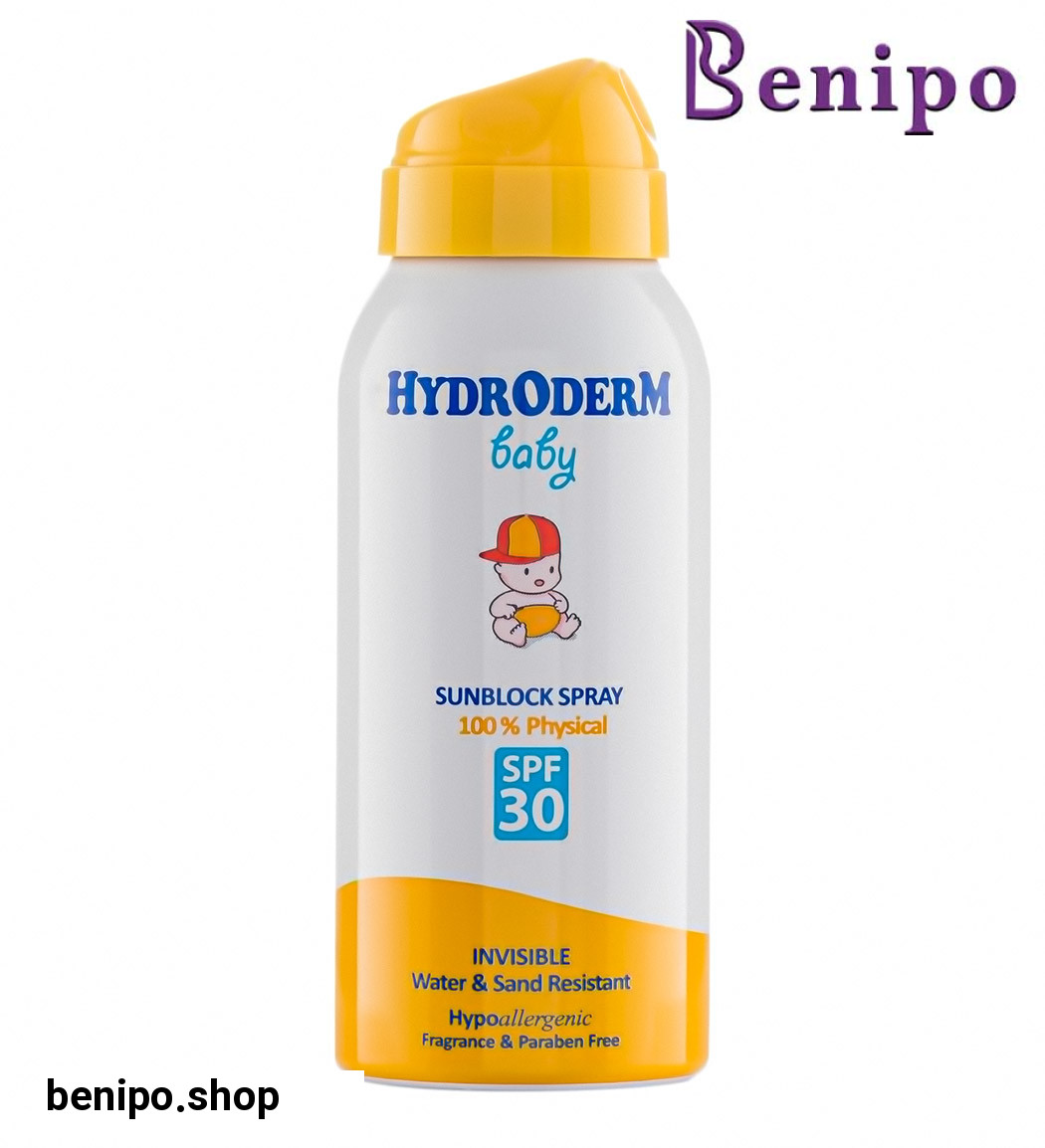 اسپری ضد آفتاب کودکان 100درصد فیزیکال اس پی اف 30 حجم 100میل