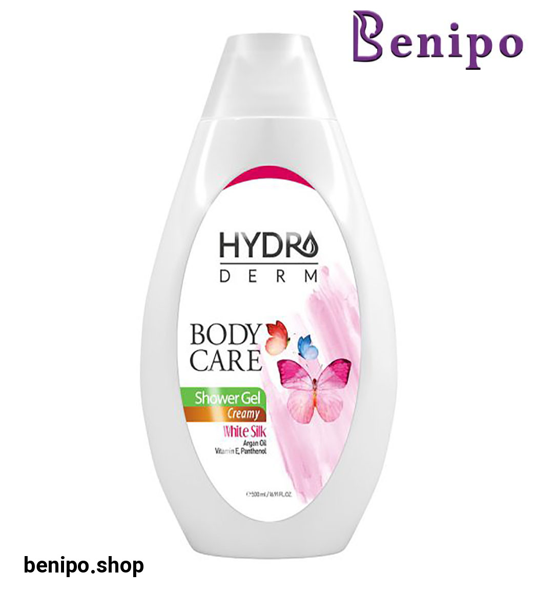 شامپو بدن کرمی با رایحه ابریشم سفید حجم 500 میل