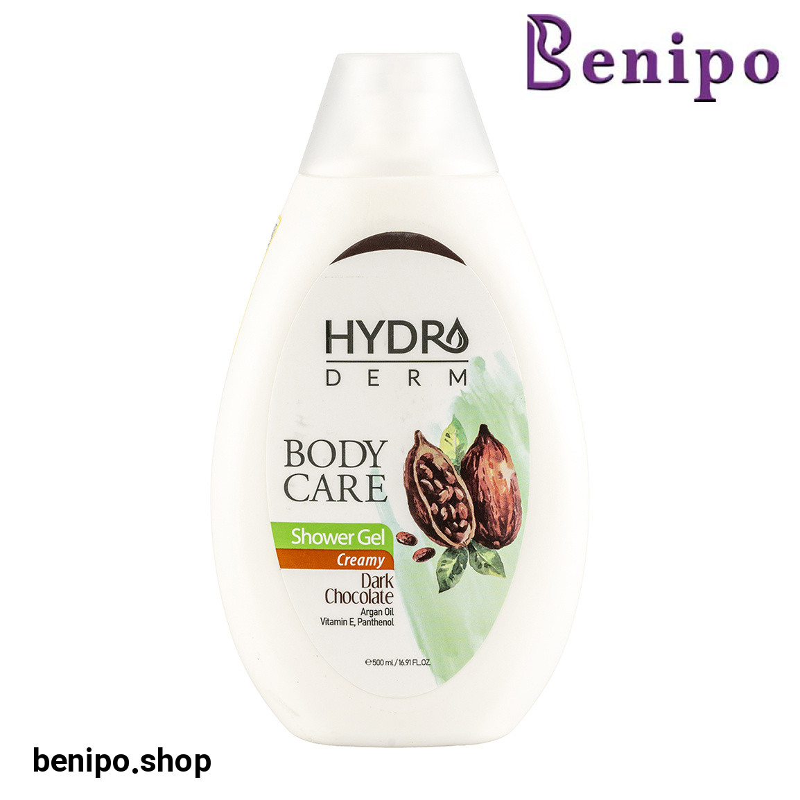 شامپو بدن کرمی با رایحه شکلات تلخ حجم 500 میل