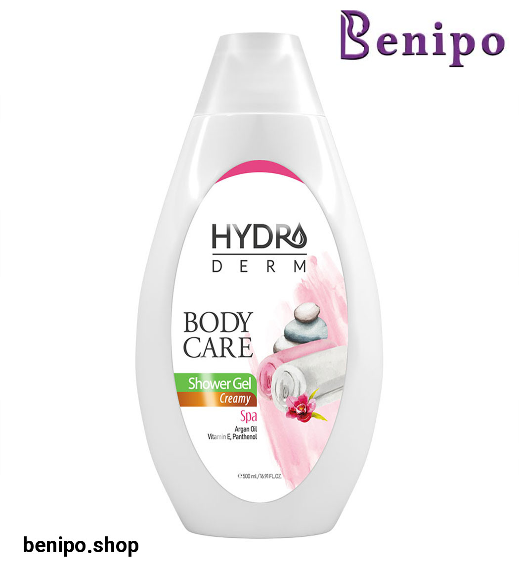 شامپو بدن کرمی با رایحه اسپا و روغن آرگان حجم 500 میل