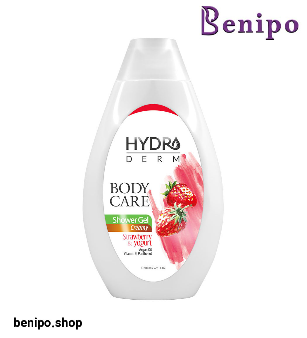 شامپو بدن کرمی با رایحه ماست و توت فرنگی حجم 500 میل