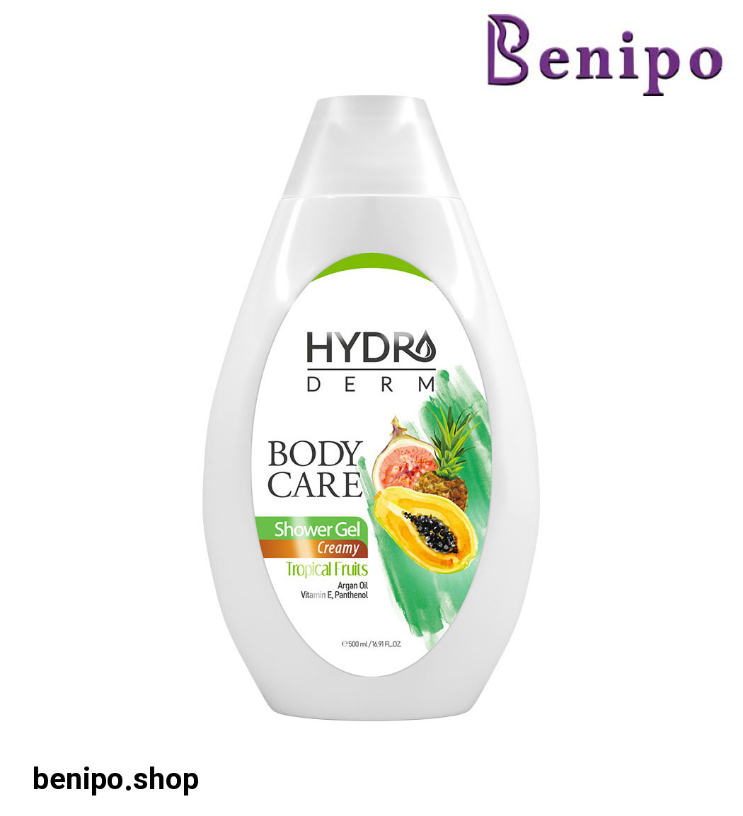 شامپو بدن کرمی با رایحه میوه های استوایی حجم 500 میل