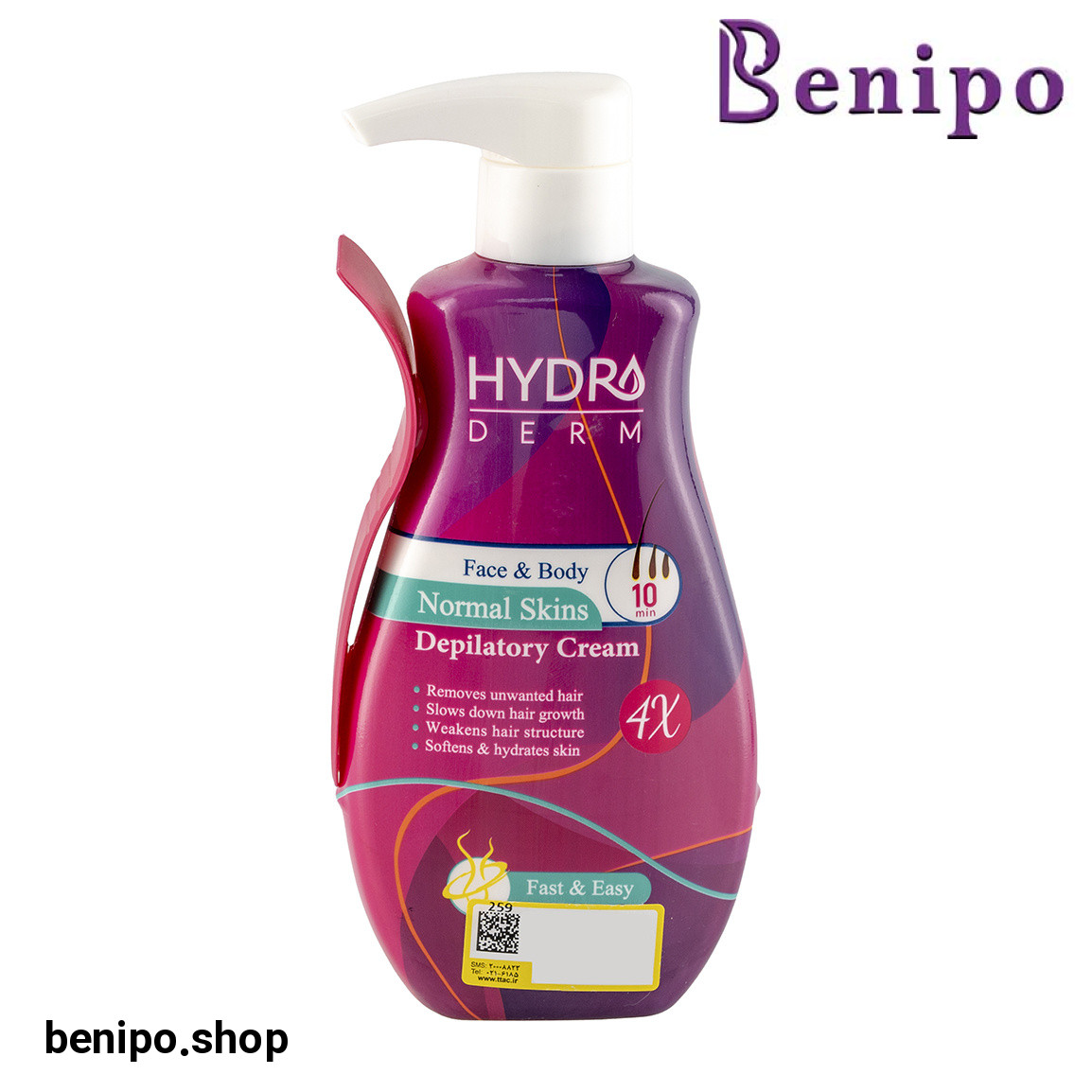 کرم موبر صورت و بدن بانوان مناسب پوست معمولی 330میل