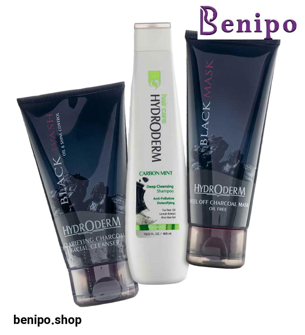 پک مراقبت پوست و مو حاوی زغال