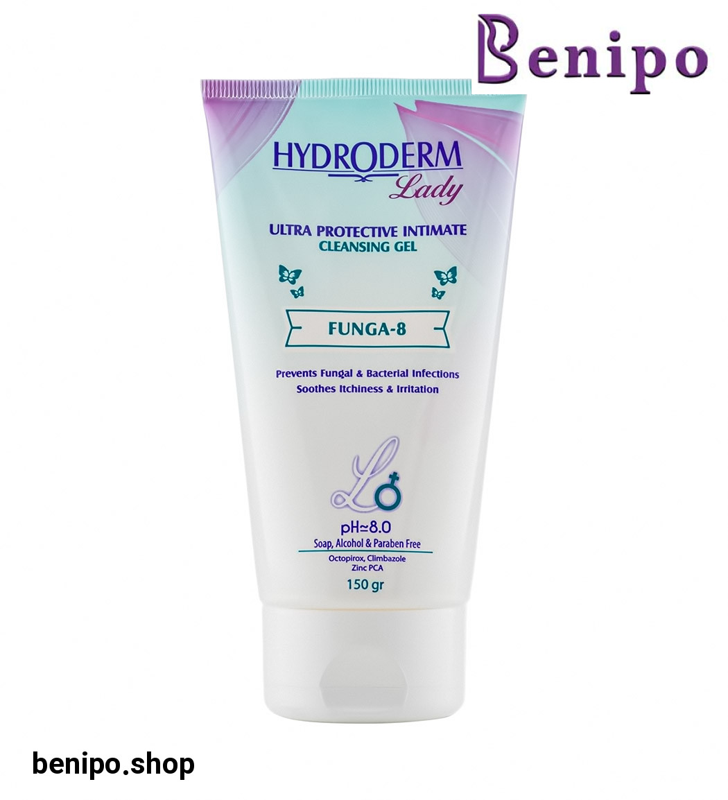 ژل بهداشتی بانوان لیدی فانگا8 مخصوص مخاط ملتهب و تحریک شده ناحیه واژینال 150 میل
