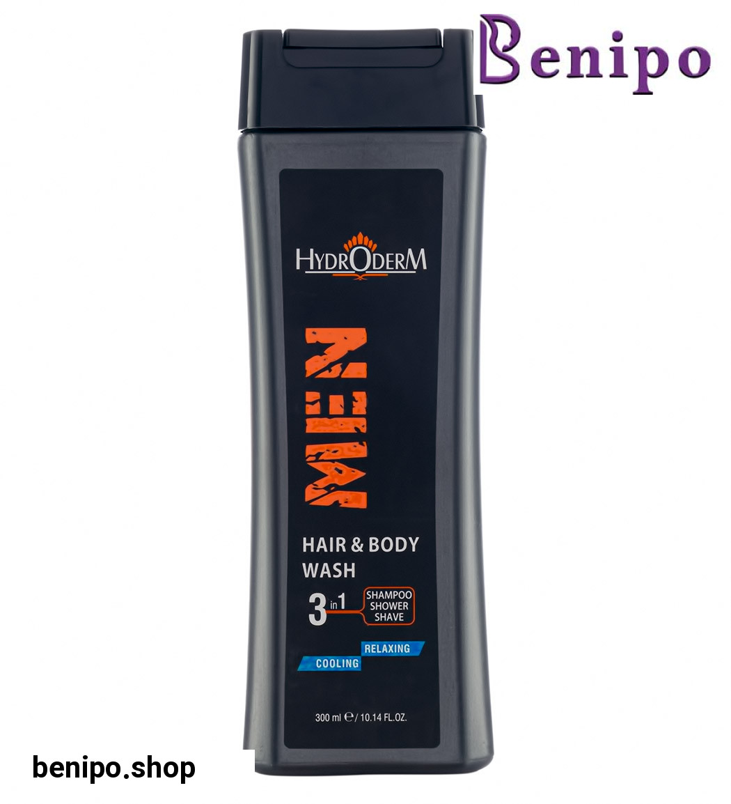 شامپو سر و بدن و اصلاح صورت آقایان با رایحه آرامش بخش 300میل