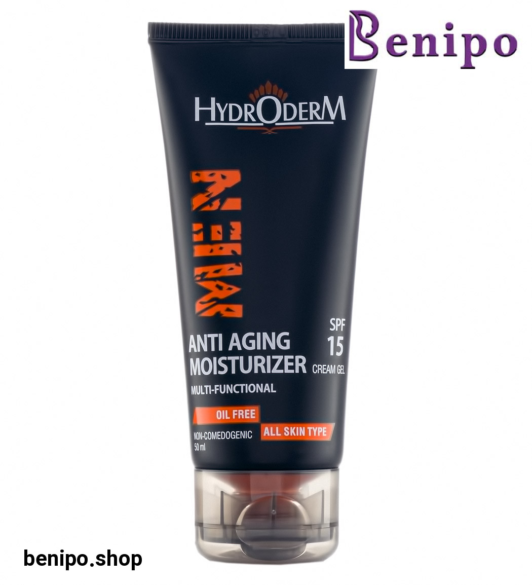 کرم ژل مرطوب کننده و ضدچروک آقایان اس پی اف 15 حجم 50میل