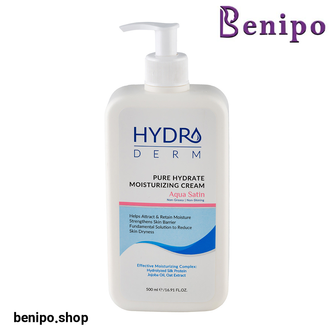 کرم مرطوب کننده و نرم کننده آکوا ساتین حجم 500میل