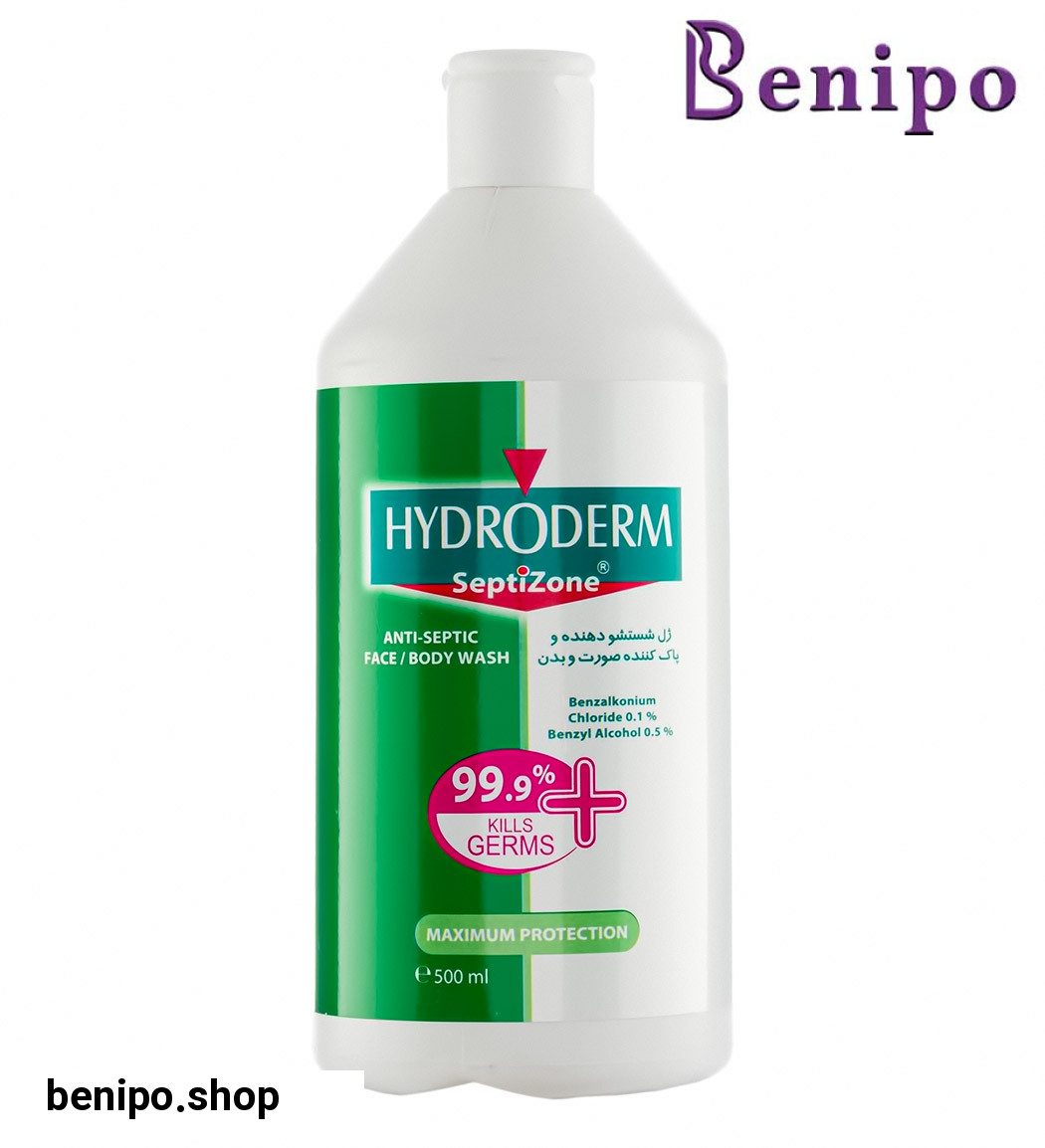 ژل شستشو دهنده و ضدعفونی کننده صورت و بدن 500میل