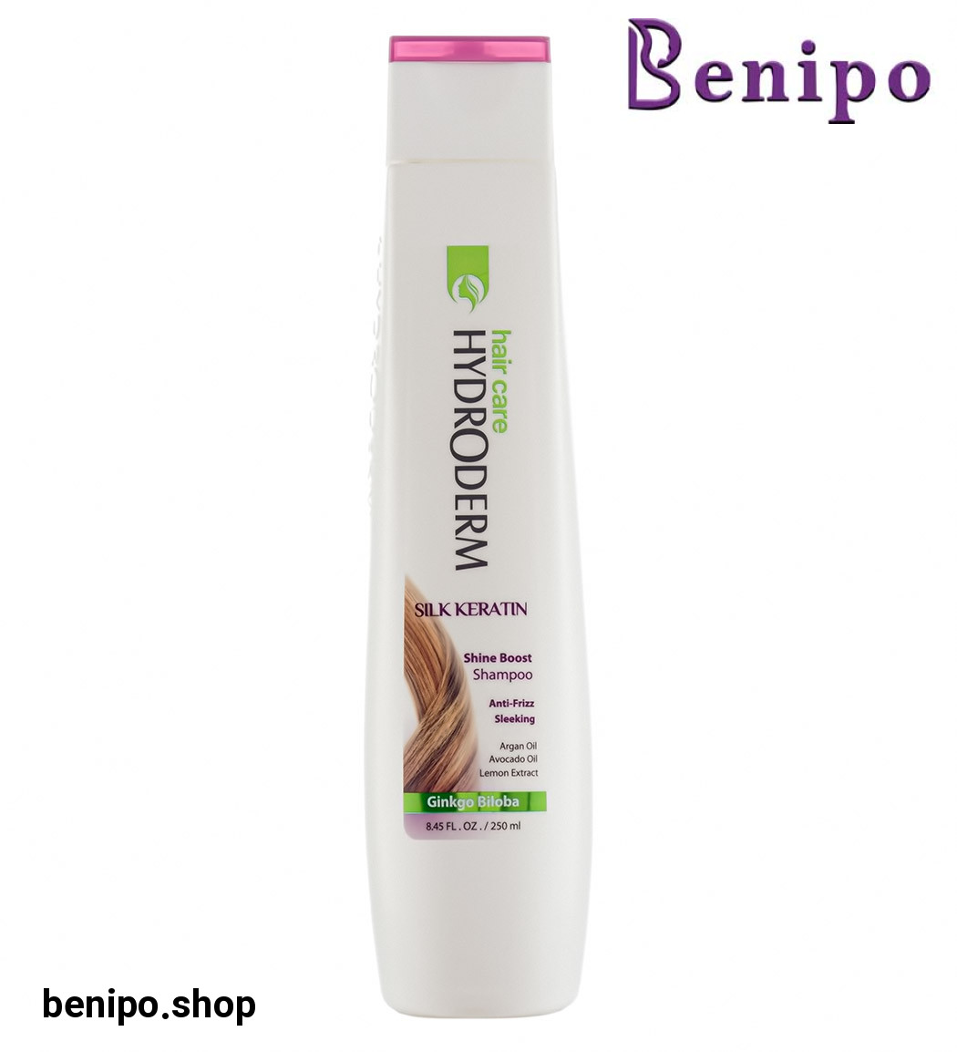 شامپو براق کننده و ضد وز مو حاوی ابریشم و کراتین حجم 250میلی لیتر