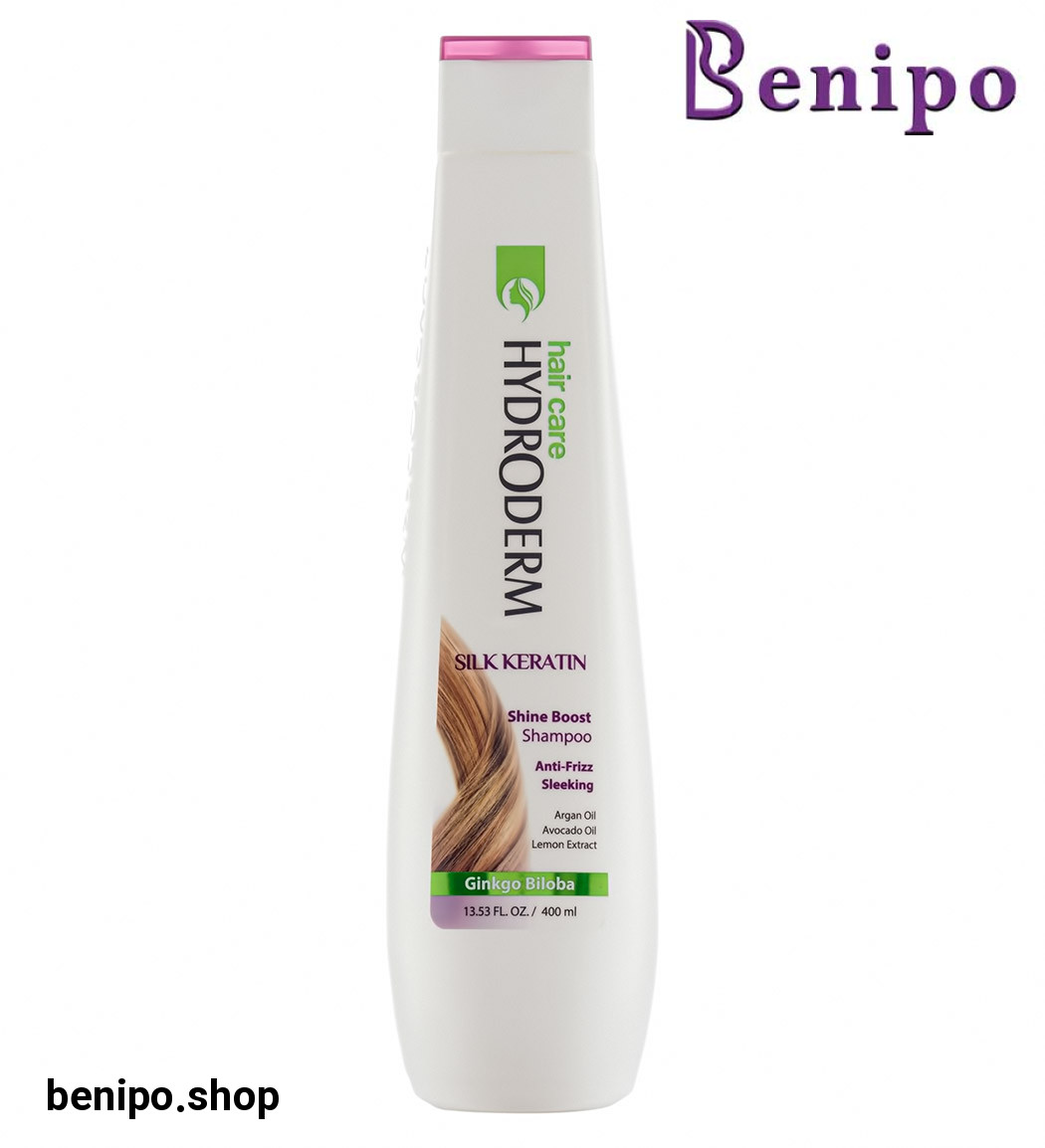 شامپو براق کننده و ضد وز مو حاوی ابریشم و کراتین 400میل