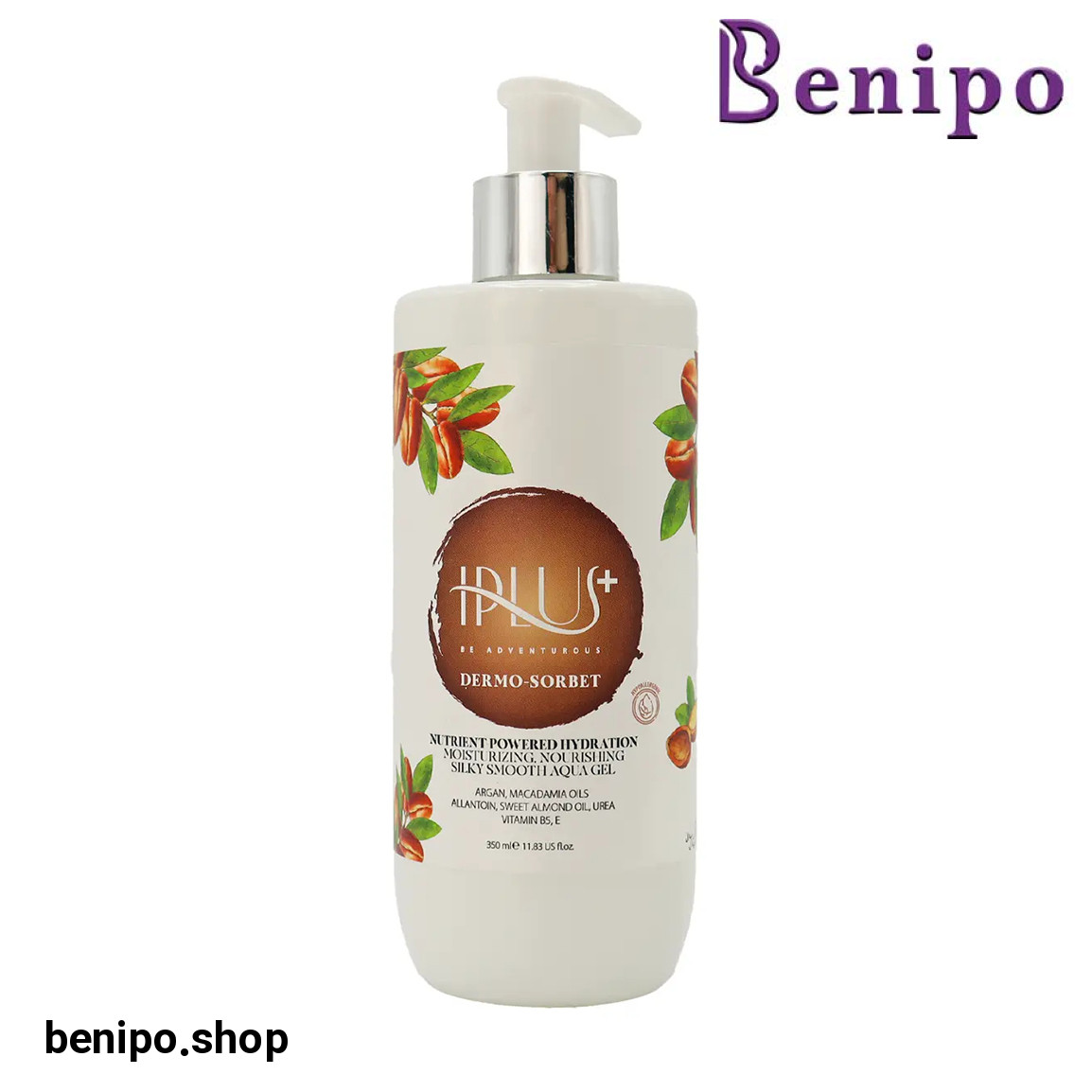 ژل آبرسان نرم کننده مدل آرگان و ماکادمیا حجم 350 میلی لیتر